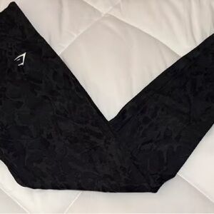 Gymshark adapt animal print leggings - M medium black